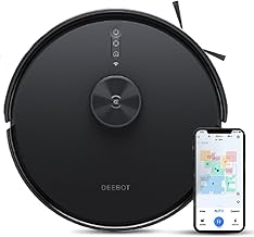 ECOVACS Deebot Y1 Pro 2-In-1 Robot Vacuum Cleaner,6500 Pa Powerful Suction,5200 Mah Battery,Covers 3500+ Sq. Ft. In One Charge,Advanced Navigation Technology&True Mapping,Black,330 minutes