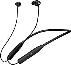 boAt Rockerz 110/Rockerz 109 Wireless Neckband with Up to 60 hrs Playtime, Dual Device Pairing, ENx Tech, Beast Mode, ASAP Charging, BTv5.3,IPX5,Type-C Interface & Magnetic Power Buds(Active Black)