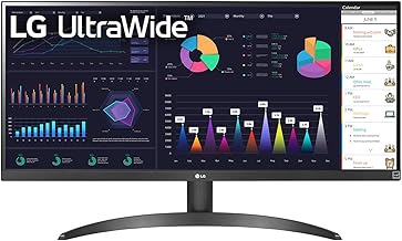 LG 29WQ500 (29 inch) UltraWide FHD (2560 x 1080) IPS Monitor with AMD FreeSync™, 100Hz, 1ms, HDR10, OnScreen Control & Dual Controller, 3-Side Virtually Borderless, Dynamic Action Sync - Black