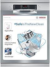 Bosch 14 Place Settings Dishwasher (SMS46KI03I, Silver Inox), 60 cm