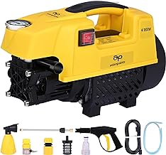 Asian Paints Trucare High Pressure Washer 1800w 120 bar Pressure | 7 Litre/min Flow Rate | 8 Meters Outlet Hose provided | Portable, Used for Home Cleaning, Bike & car Cleaning | Grip Handle