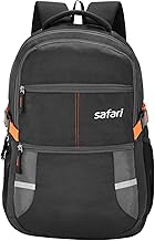 Safari Omega Pro 35L Laptop Backpack with Raincover, 3 compartments, bottle holder, organizer, school bag for boys and girls, college bag for women and men, office bag, travel bag